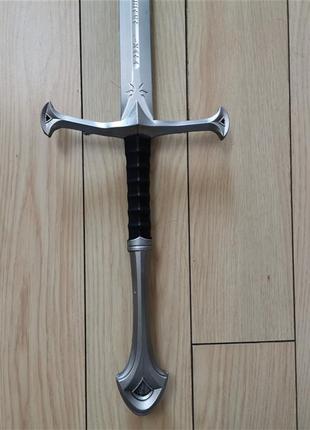 Іграшковий меч 104 см нарсіл короля арагорна resteq. меч іграшка. точно такий як у фільмі «володар перстнів» сувенірний меч2 фото