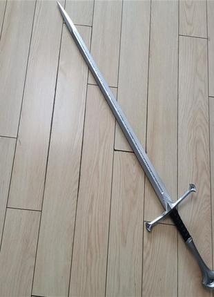 Іграшковий меч 104 см нарсіл короля арагорна resteq. меч іграшка. точно такий як у фільмі «володар перстнів» сувенірний меч4 фото