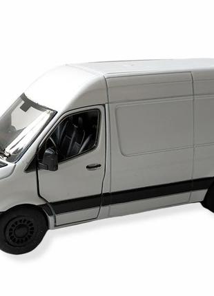 Модель автомобиля mercedes-benz sprinter 1:48. игрушечная машинка мерседес бенц спринтер. металлическая