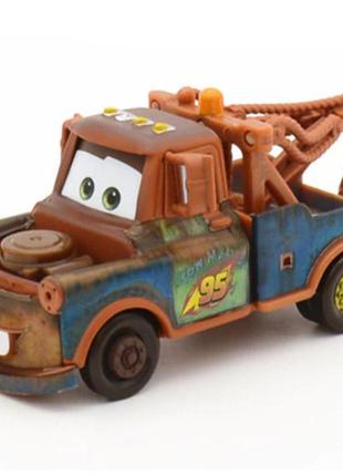 Автомобиль mater из м/ф cars resteq. инерционная машинка мэтр. машинки тачки