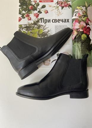 Кожаные ботинки-челси ❤️5th avenue❤️36/23.5 cm