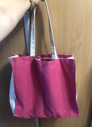 Яскравий місткий шопер текстиль