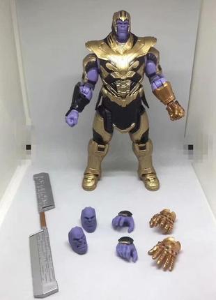 Фигурка танос герой marvel thanos игрушка 18 см!1 фото