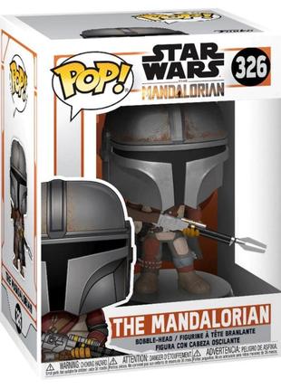 Игровая фигурка мандалорец! фигурка mandalorian pop funko серии star wars, звёздные войны