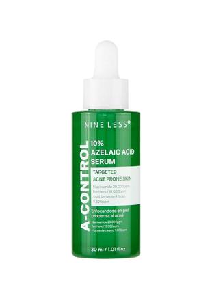 Сироватка з азелаїновою кислотою nine less a-control 10% azelaic acid serum 30 мл