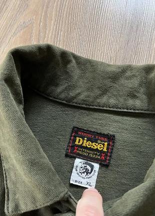 Мужская винтажная джинсовая жилетка безрукавка diesel vintage6 фото