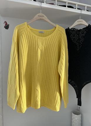 Красивый теплый свитер батал damart