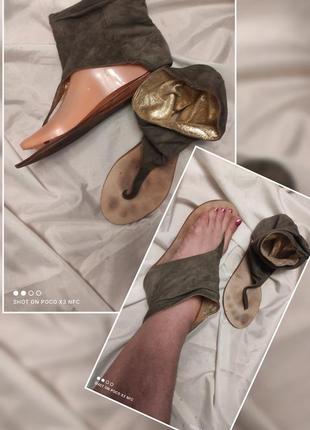 24,5 устілка шкіра босоніжки