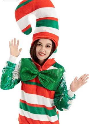 Рождественский свитер эльфа костюм эльфа