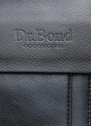 Сумка мужская планшет иск-кожа dr. bond gl 218-3 black2 фото