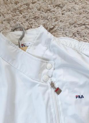 Классная белая  винтажная спортивная кофта ,fila,  p.38-408 фото