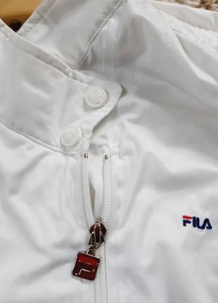 Классная белая  винтажная спортивная кофта ,fila,  p.38-406 фото