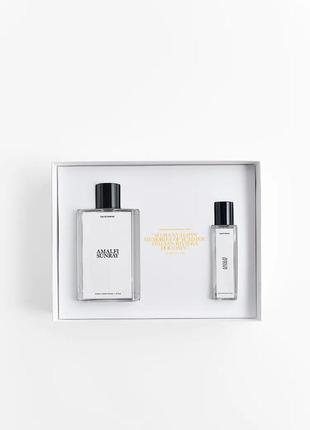 Подарочный набор zara x jo malone amalfi sunray, парфюм 90 ml + 15 ml