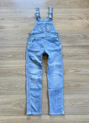 Женский джинсовый комбинезон carhartt wip bib overall