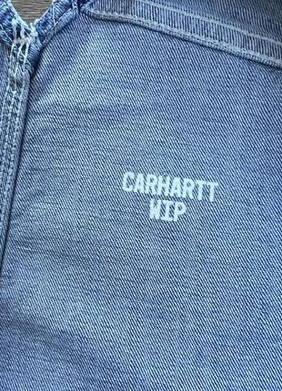 Женский джинсовый комбинезон carhartt wip bib overall6 фото