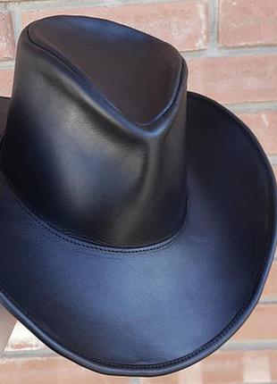Шкіряний ковбойський капелюх
