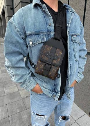 Мужская сумка lv crossbody