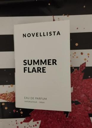 Пробник парфумів summer flare novellista
