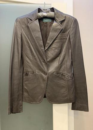 Кожаный пиджак из нежнейшей натуральной кожи morelli1 фото