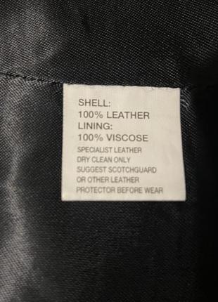 Кожаная мини-юбка от люксового бренда3 фото