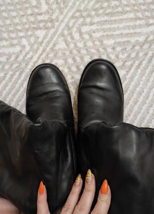 Сапоги зимние. женские сапоги кожаные зимние сапоги. зимняя обувь. обувь на зиму8 фото