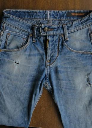 Чоловічі сэлвидж джинси takeshy kurosawa men's slim fit selvedge denim jeans3 фото
