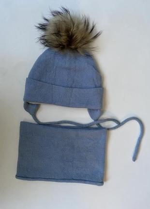 Зимова шапка і снуд2 фото