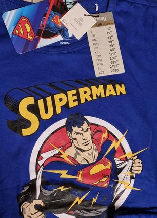 Пижама с суперменом для мальчика. шорты и футболка. 100% бавовна.4 фото