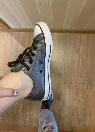 Кеди converse metallic canvas оригінал3 фото