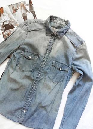 Джинсовая рубашка zara #розвантажуюсь 2