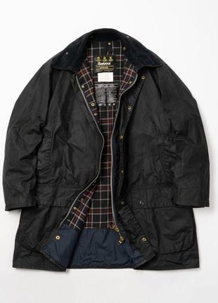 Barbour border vintage waxed cotton jacket coat чоловіча куртка