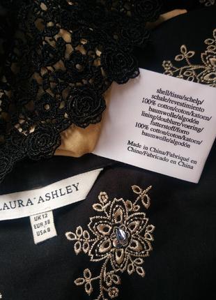 Нарядна спідниця laura ashley а-силуету з красивим мереживом7 фото