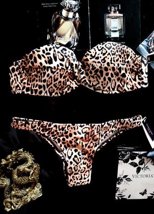 Купальник victoria's secret original twist bandeau bikini bottom itsy xs s m 80b 36b