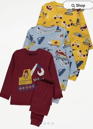 Яркие, просто невероятные пижамки для мальчиков от george6 фото