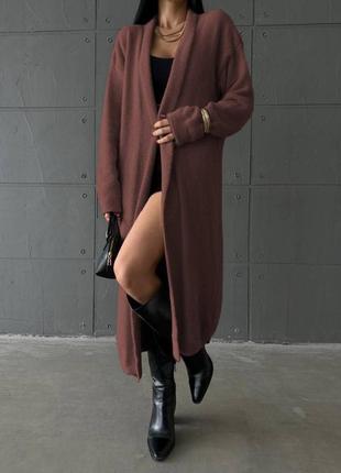 Кардиган мохра