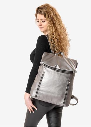 Женский рюкзак sambag rene lzs silver dark1 фото