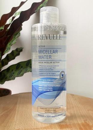 Мицеллярная водичка для снятия макияжа revuelle