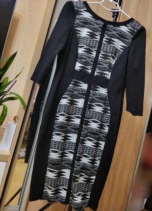 Платье миди офісна сукня с м ш78зимове плаття міді сукенка платтячко3 фото