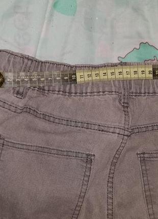 Брюки - джинсы серые женские8 фото