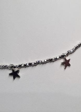 Колье, цепочка "звездочки"