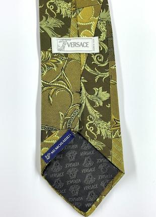Краватка шовкова versace memorabilia tie3 фото