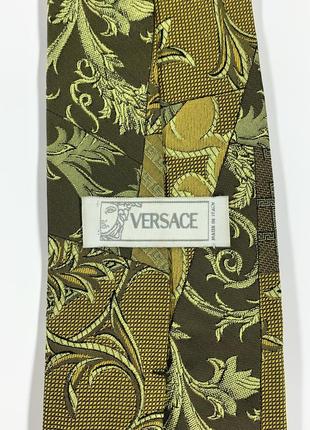 Галстук шёлковый versace memorabilia tie