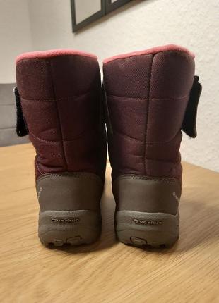Ботинки осень-зима quechua (франзия). размер 34-35 (ст.22). теплые. мембранные.7 фото