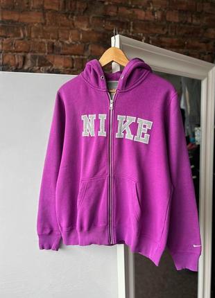 Nike women’s vintage full zip hoodie center logo y2k жіноче, вінтажне худі