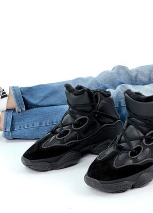 Кросівки adidas yeezy 500 high winter ❄️9 фото