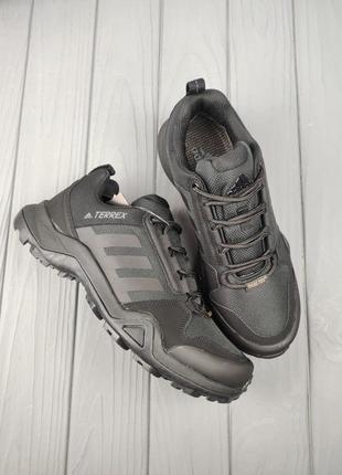 Кроссовки мужские осень - зима adidas terrex gore-tex thermo black