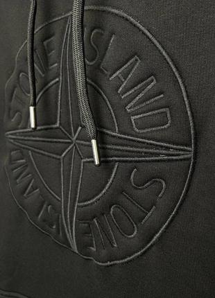 Мужская зимняя худи stone island3 фото