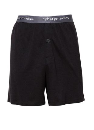 Шорти чоловічі cyberjammies isaac 6396 black4 фото