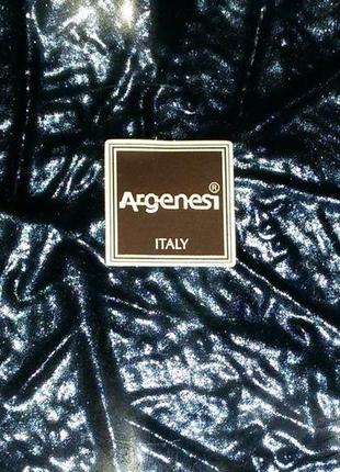 Ваза argenesi foglia palm leaf glass18см,посріблена,страва,пальмовий лист,італія.нова4 фото