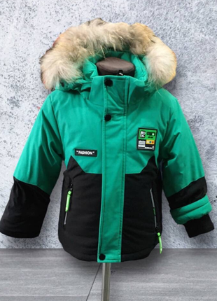 Детская зимняя куртка унисекс 3 цвета lh-12сф3 фото
